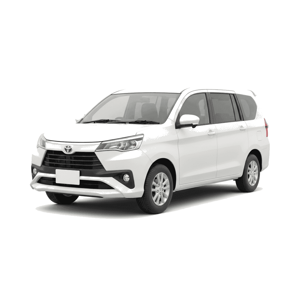 Toyota Rumion 7-seater MPV available for chauffeur-driven rental with SARA CAB